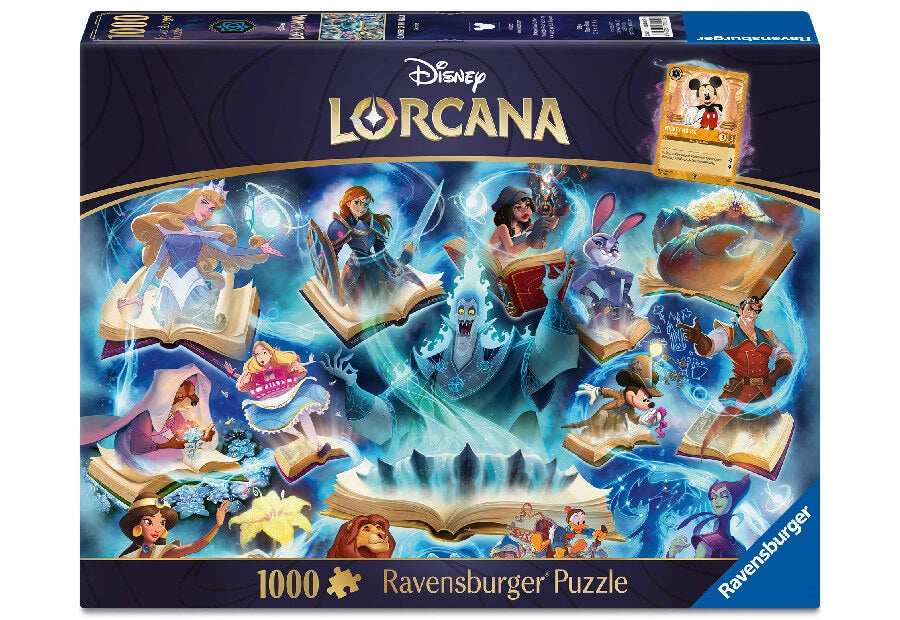 Ravensburger - Lorcana: Glimmers of The Realm (Sapphire) Jigsaw Puzzle 1000pcs.