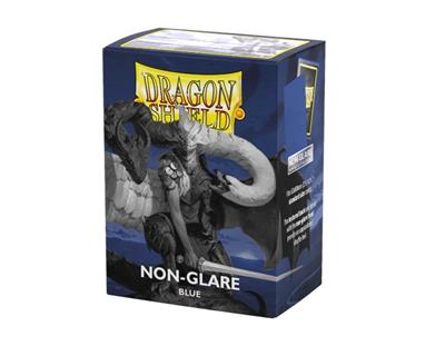 Dragon Shield 100 Matte Non-Glare Sleeves - Blue