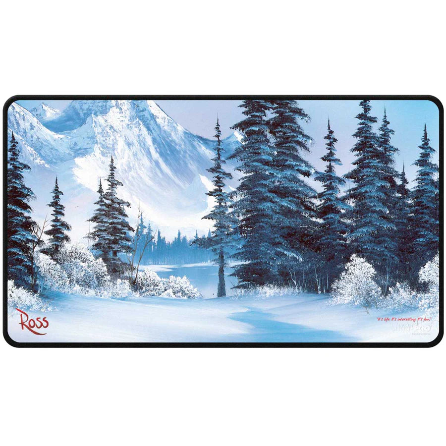 UP - Bob Ross Collection: Winter Paradise Playmat