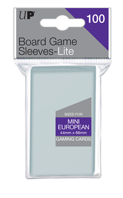 Ultra Pro Board Game 100 Sleeves-lite 44x68mm