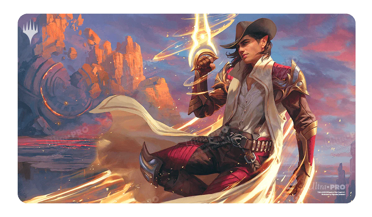 Outlaws of Thunder Junction Kellan, the Kid Key Art Standard Gaming Playmat for Magic: The Gathering - Ultra pro