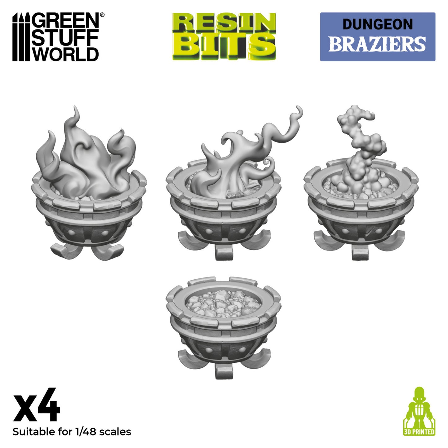 Resin Bits - Candles and brazier