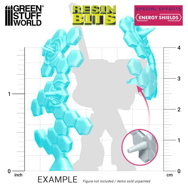 Energy Shields - 3D printed set - Green Stuff World
