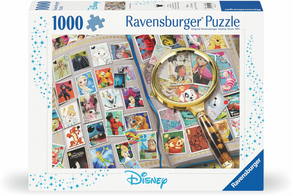 Ravensburger - Disney Stamp Album - 1000 Pieces Jigsaw Puzzle