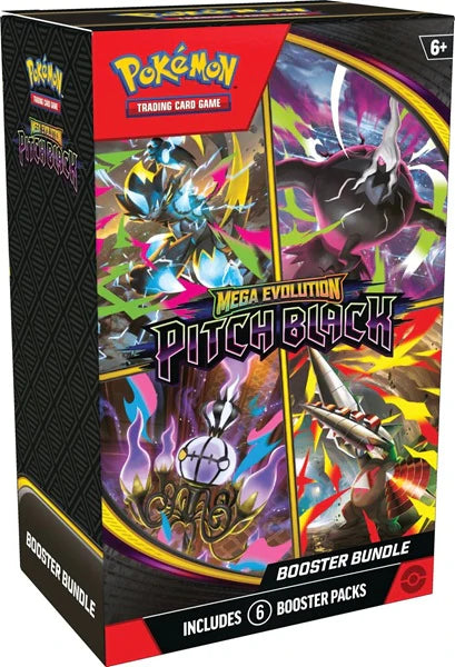 Pokemon: TCG - Mega Evolutions: Pitch Black Booster Bundle (6 Pakker)