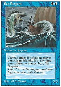 Sea Serpent - Fourth Edition (Common)
