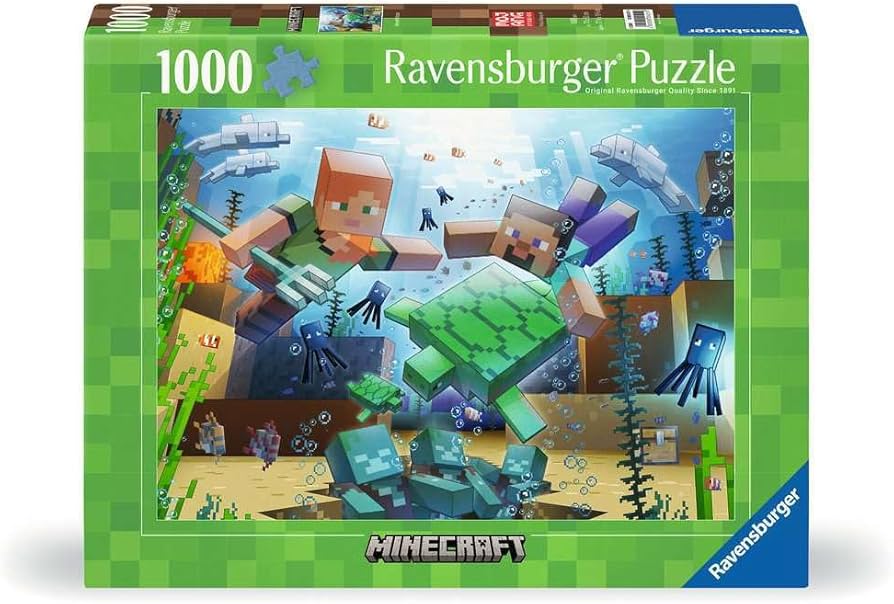 Ravensburger - Minecraft Mosaic Jigsaw Puzzle (1000pcs.)
