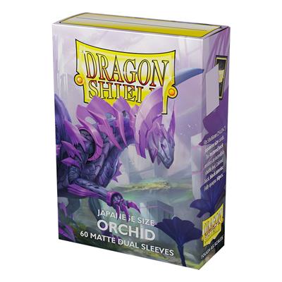 Dragon Shield 60 Dual Matte Sleeves (Japanese Size) - Orchid