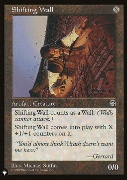 Shifting Wall - The List (Uncommon)