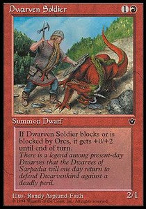 Dwarven Soldier (V.2) - Fallen Empires (Common)