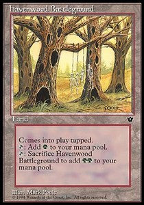 Havenwood Battleground - Fallen Empires (Uncommon)