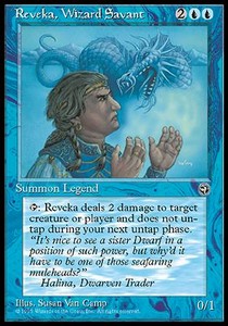 Reveka, Wizard Savant - Homelands (Rare)