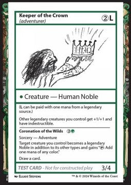 Keeper of the Crown // Coronation of the Wilds - Mystery Booster 2: Playtest Cards (Special)