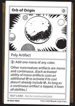 Orb of Origin - Mystery Booster 2: Playtest Cards (Special)