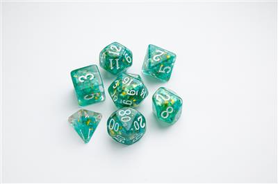 Candy-like Series - Mint - RPG Dice Set (7pcs) - GameGenic