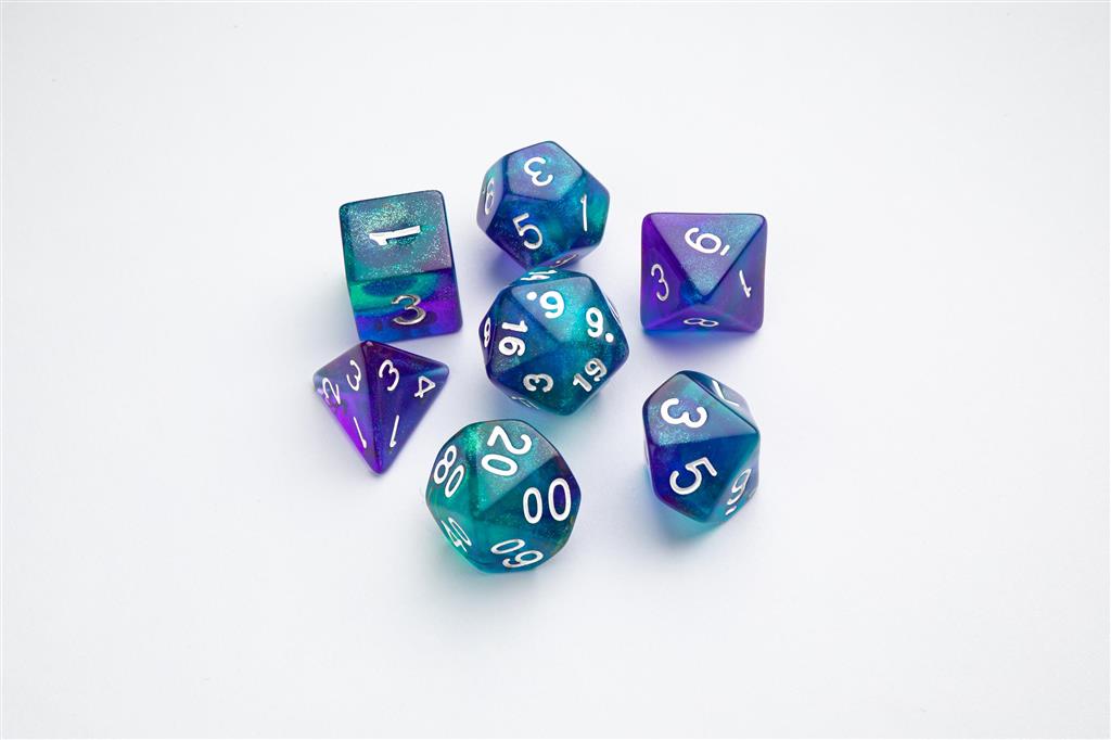 Gamegenic - Galaxy Series - Neptune - RPG Dice Set (7pcs)