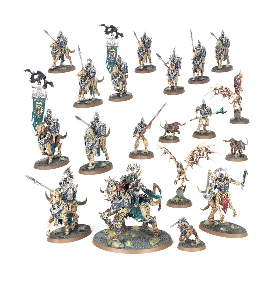 Warhammer Age of Sigmar - Spearhead: Ossiarch Bonereapers - Kavalos Vanguard
