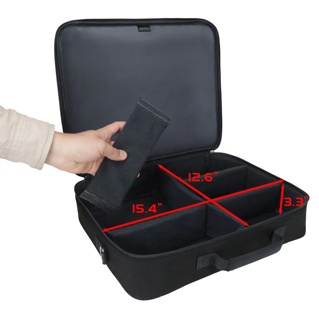 ENHANCE Designer Edition Compact MTG Bag with Customizable Interior (Black)