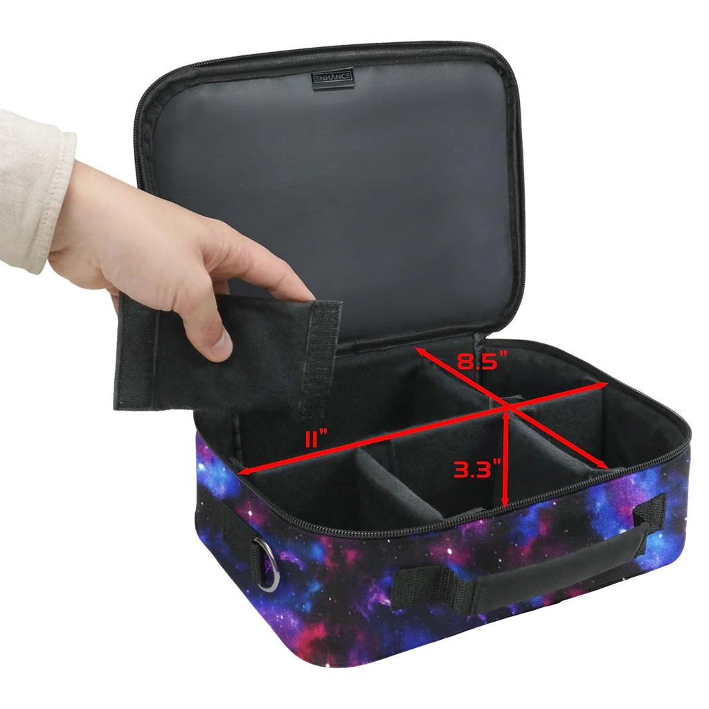 ENHANCE Designer Edition Compact MTG Bag with Customizable Interior (Galaxy)