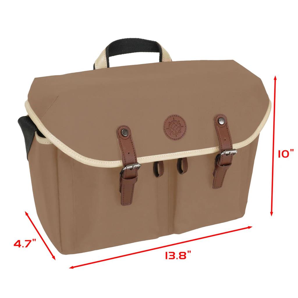 ENHANCE Designer Edition DnD Bag - Stylish RPG Player's Messenger Bag (Tan)