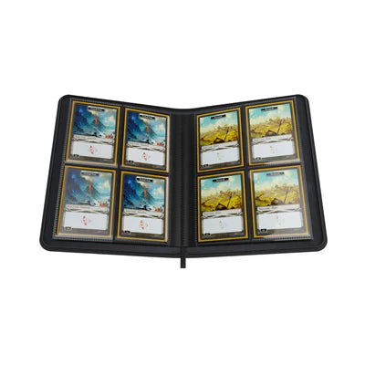 GameGenic - Zip-Up Album 8-Pocket: Black