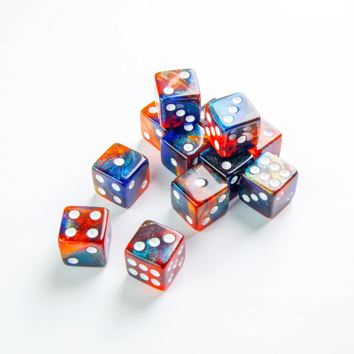 Gamegenic - Galaxy Series - Mars - D6 Dice Set 16 mm (12 pcs)