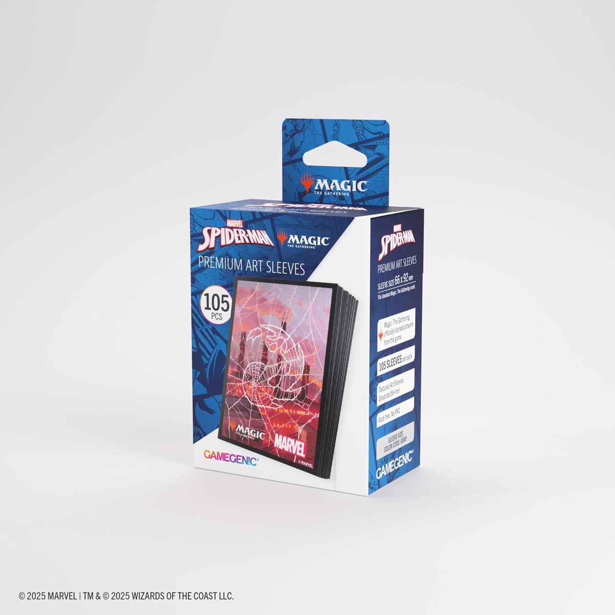 Gamegenic Premium Art Sleeves: Spider-Man Mountain - Magic the Gathering x Marvel's Spider-Man