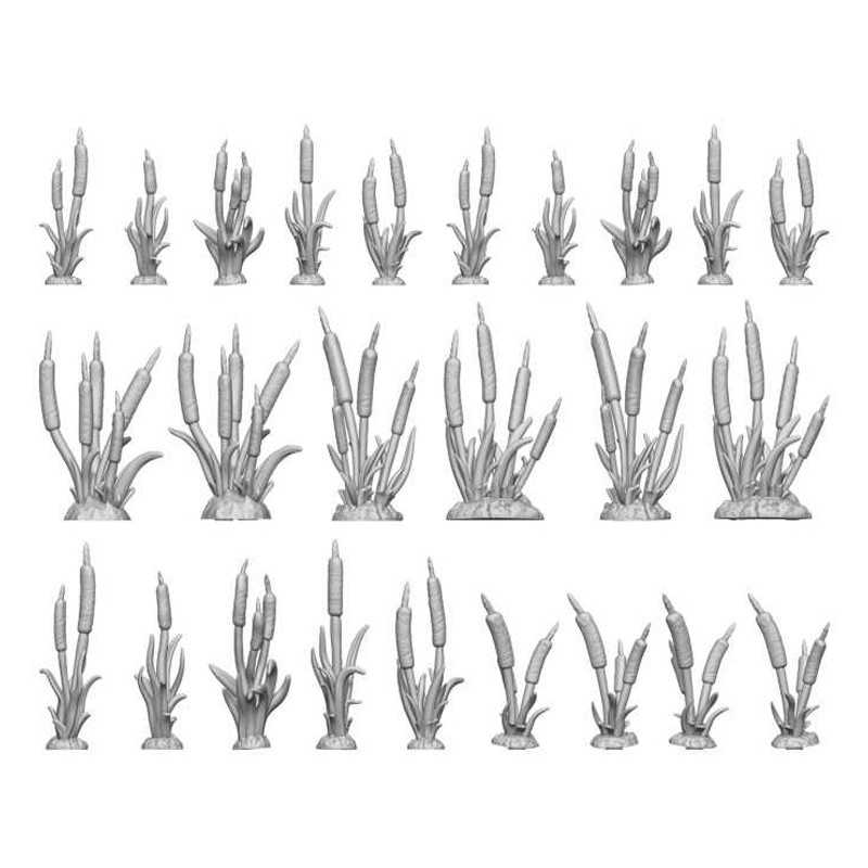 Resin Bits - Plants: Cattails - 30 Units - Green Stuff World