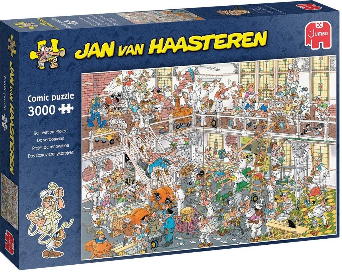 Jan Van Haasteren - Renovation Project (3000 pcs.) - Jumbo Jigsaw puzzle