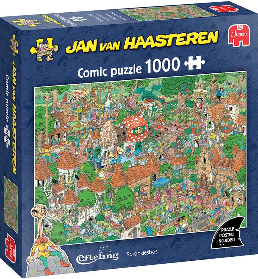 Jan van Haasteren - Efteling: Sprookjesbos (1000 pcs.) - Jumbo Jigsaw puzzle