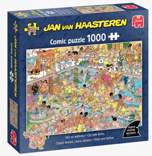 Jan Van Haasteren - Not So Wellness (1000 pcs.) - Jumbo Jigsaw puzzle