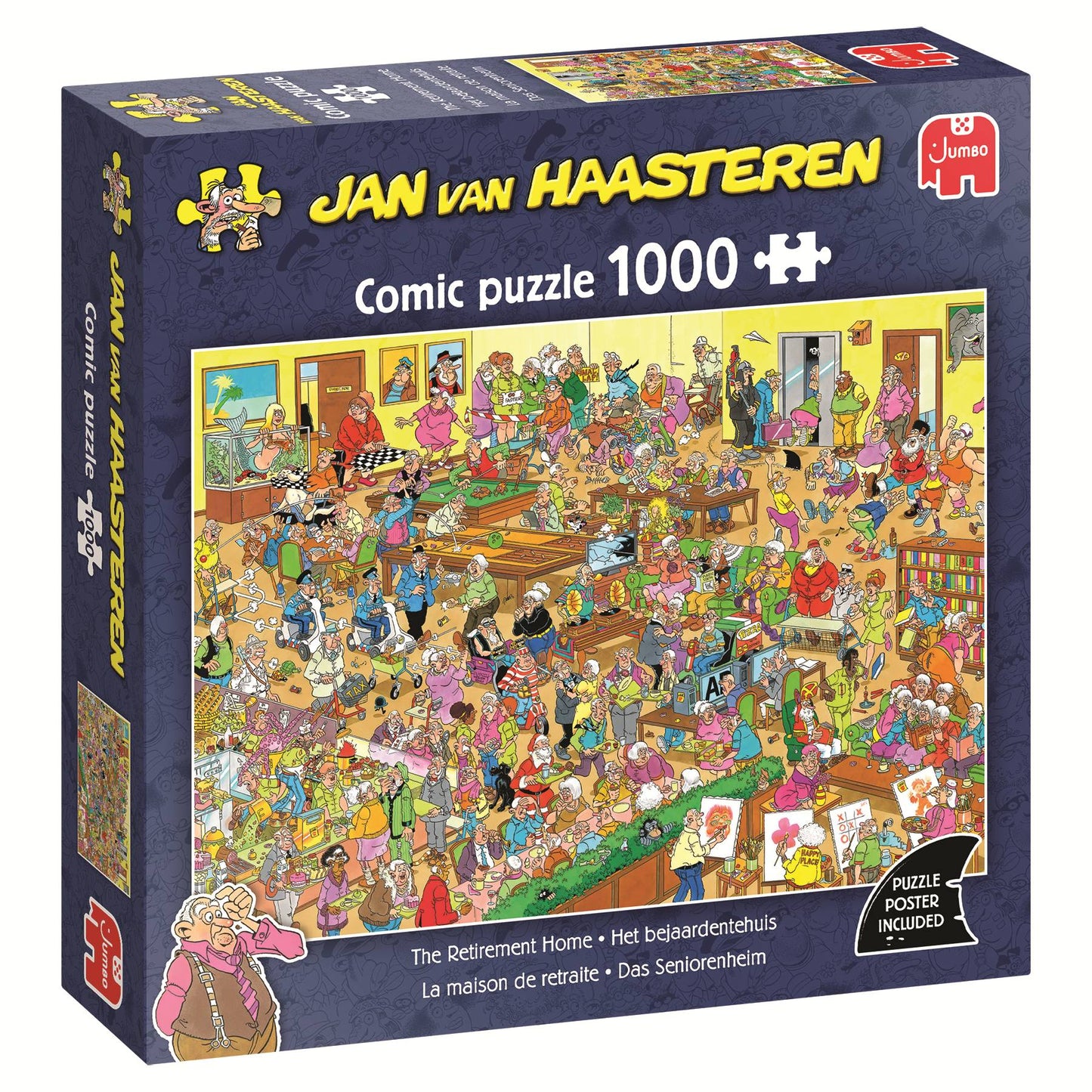 Jan van Haasteren - The Retirement Home (1000 pcs.) - Jumbo Jigsaw puzzle