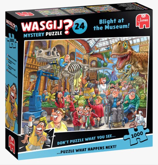 Wasgij Mystery - Blight at The Museum! (1000 pcs.) - Jumbo Jigsaw puzzle