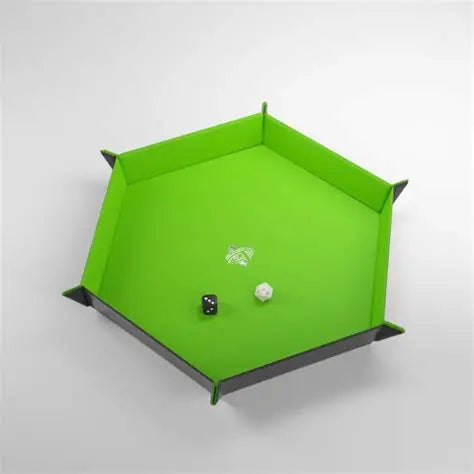 Gamegenic: Hexagonal magnetic XL dice tray (Green)