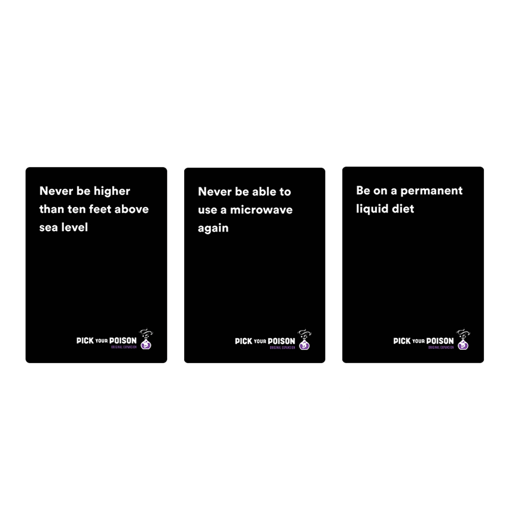 Pick Your Poison - Family Edition