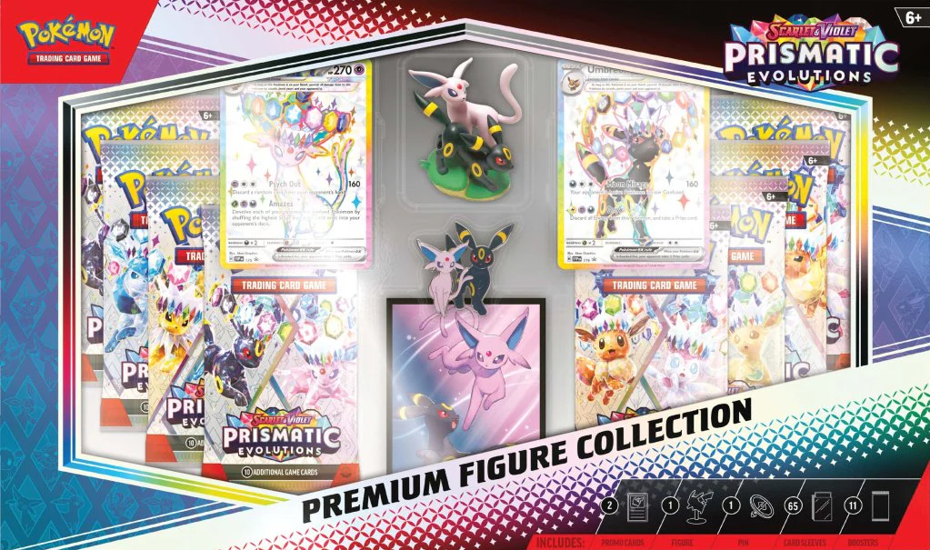 Pokémon TCG - Scarlet & Violet: Prismatic Evolutions Premium Figure Collection