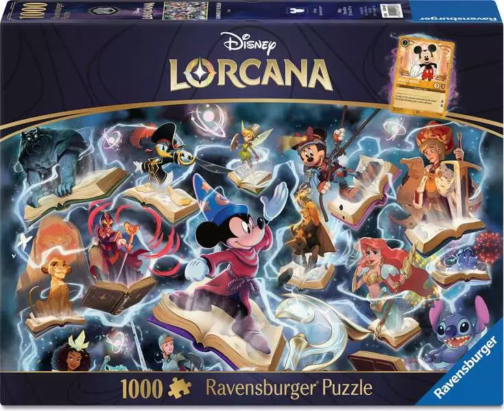 Ravensburger - Disney Lorcana: Glimmers of the Realm - 1000 Pieces Jigsaw Puzzle
