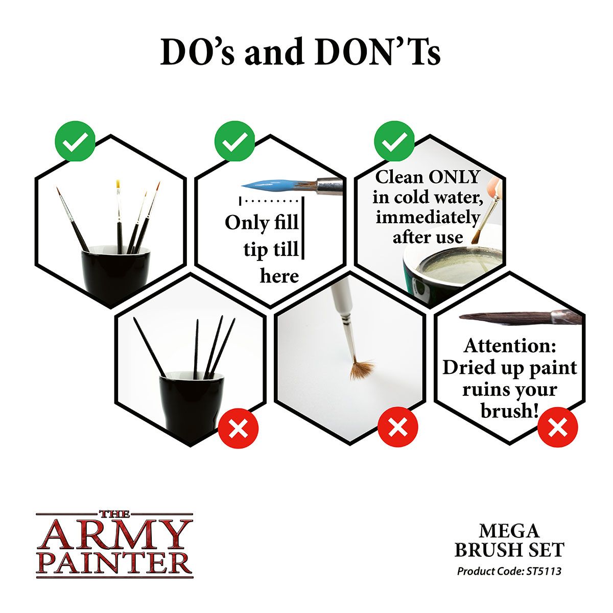 Army Painter - Mega Brush Set
