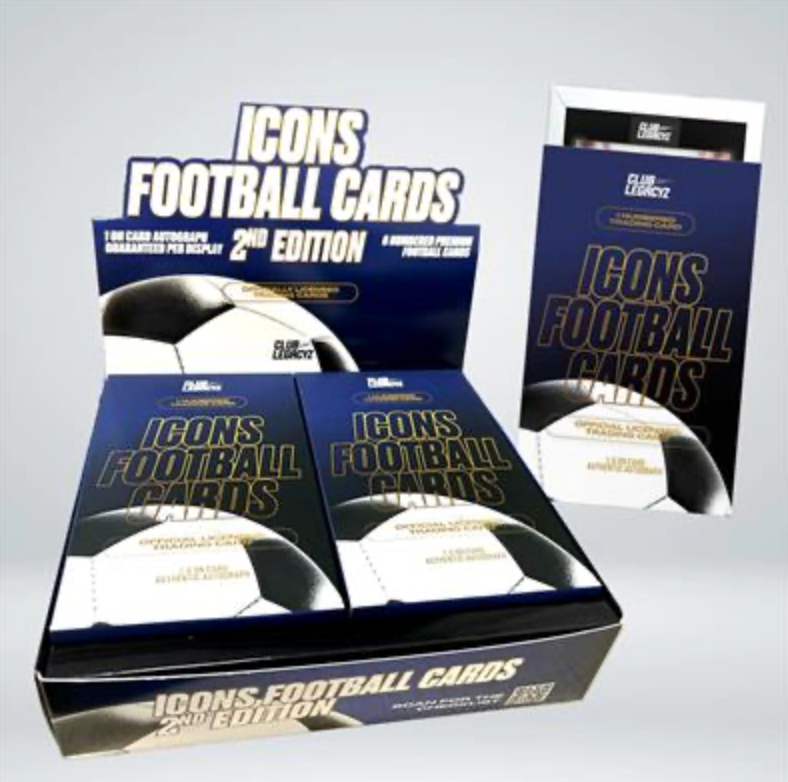 CLUB LEGACYZ ICONS 2ND EDITION FOOTBALL CARDS BOX