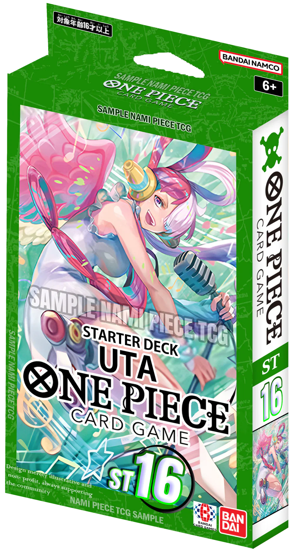 One Piece Card Game ST-16 Green Uta Starter Deck