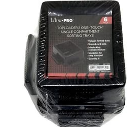 Ultra Pro - Toploader and Single compartment sorting trays (pack of 6)