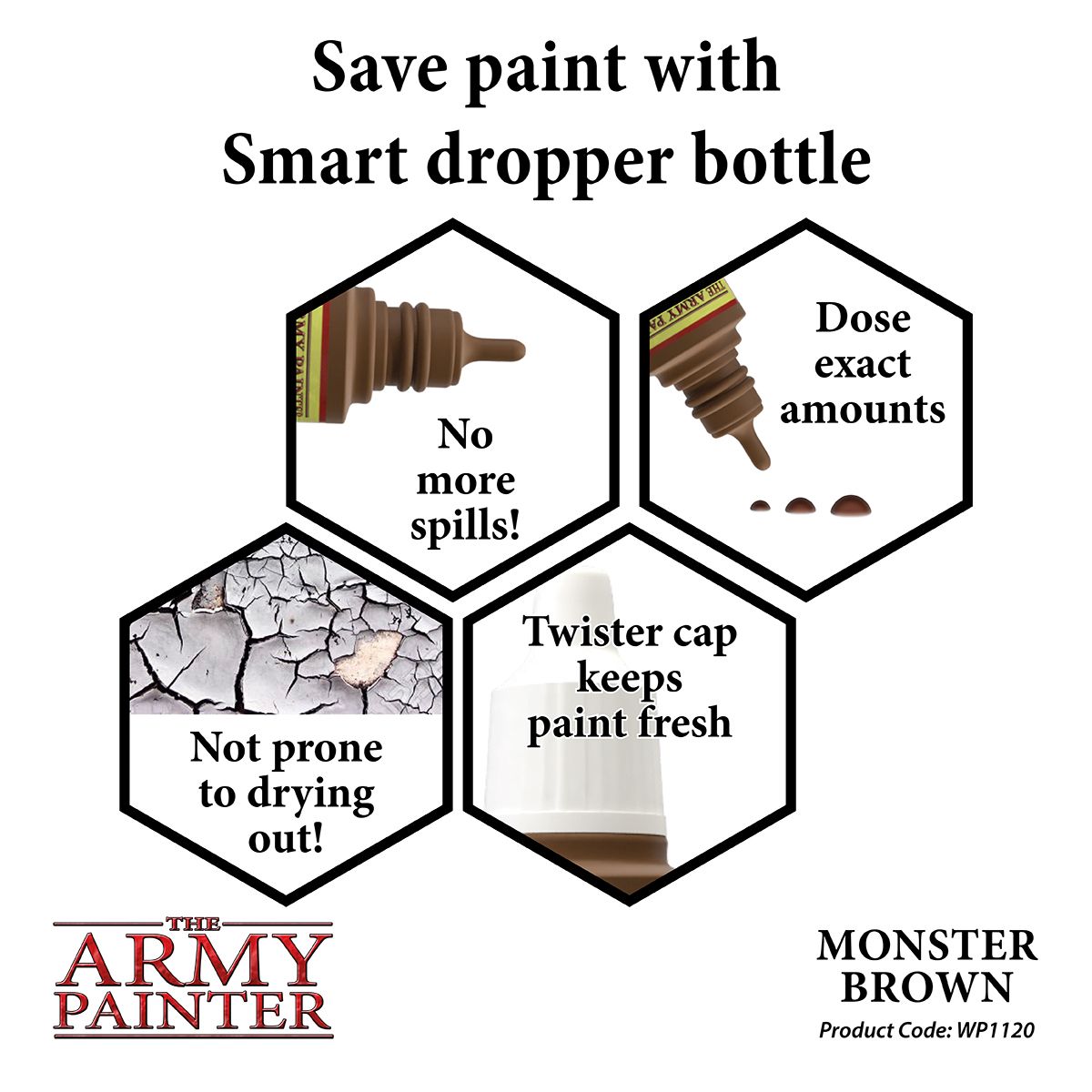Warpaints Acrylic: Monster Brown - Army Painter