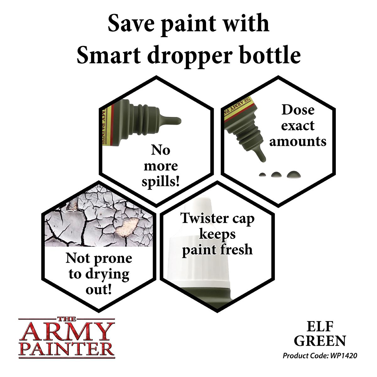 Warpaints Acrylic: Elf Green - Army Painter