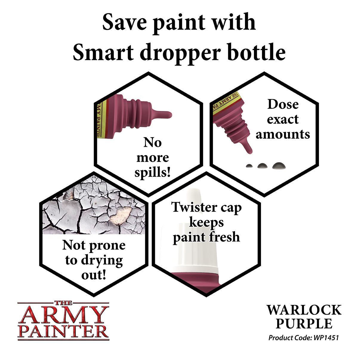Warpaints Acrylic: Warlock Purple - Army Painter
