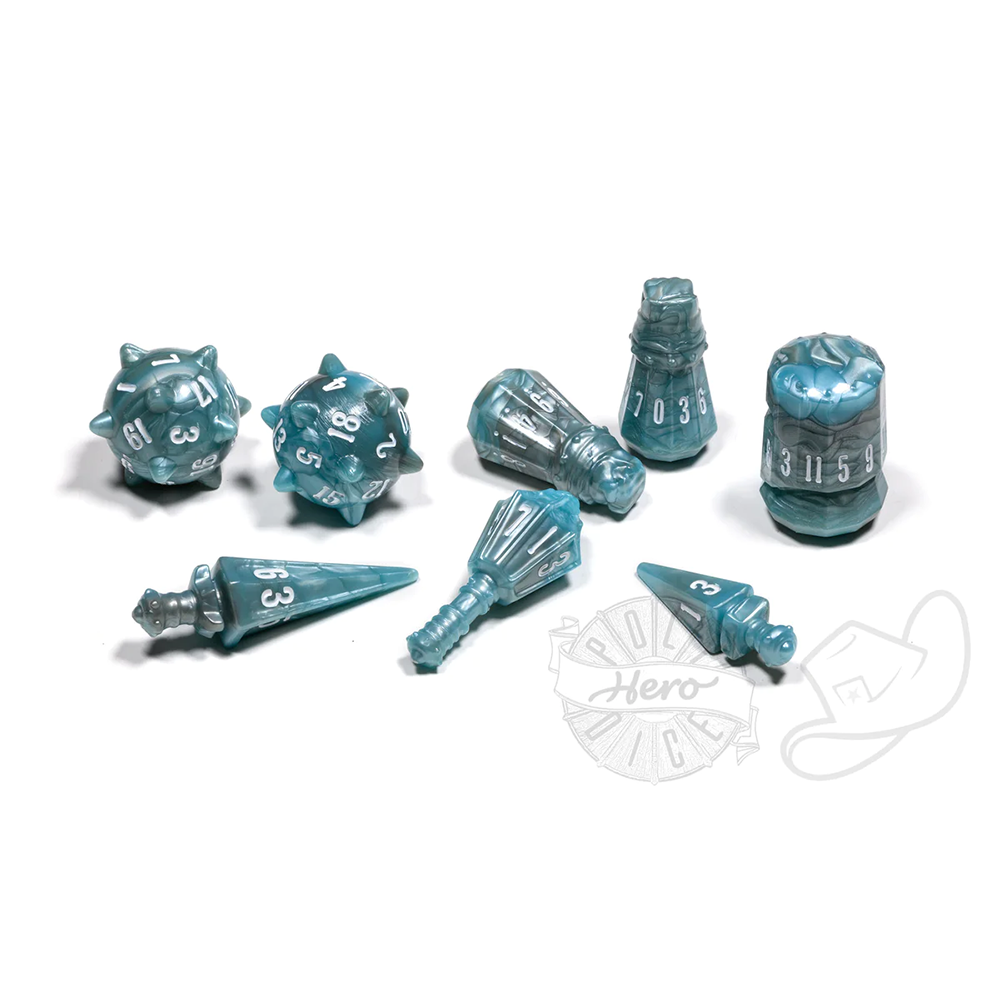 PolyHero Warrior 8 Dice Set
