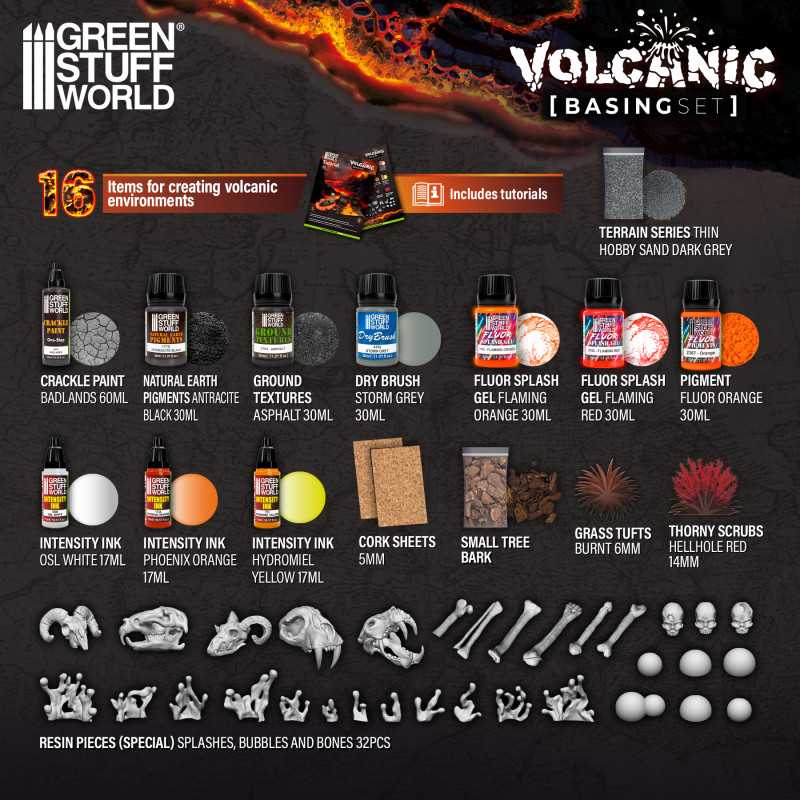Basing Sets - Volcanic - Green Stuff World