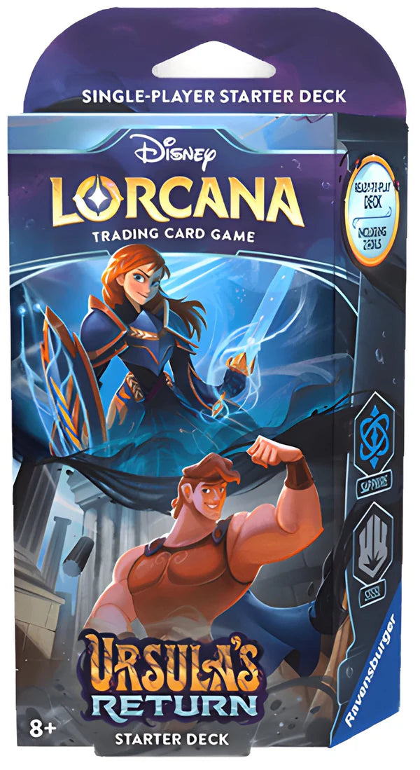 Ravensburger Disney Lorcana TCG: Ursula's Return starter Deck (Anna/Hercules)