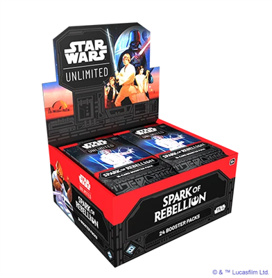Star Wars: Unlimited - Spark of Rebellion Booster Display (24 Booster) - EN