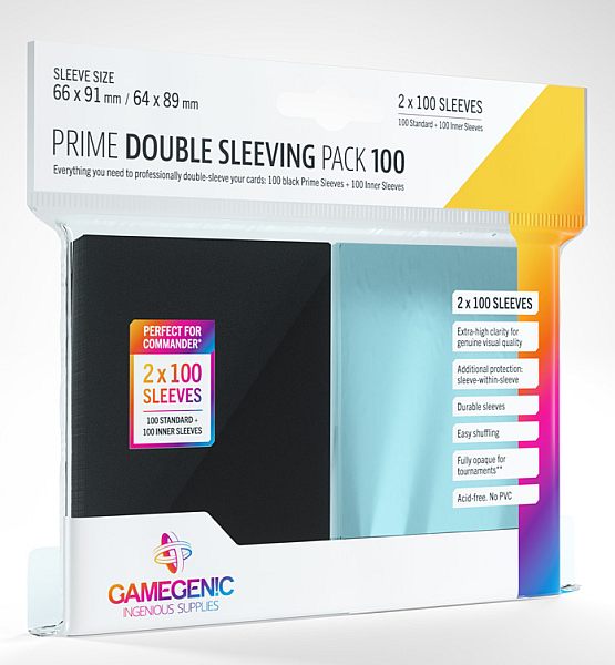 Gamegenic - Matte Double Sleeving Pack 100
