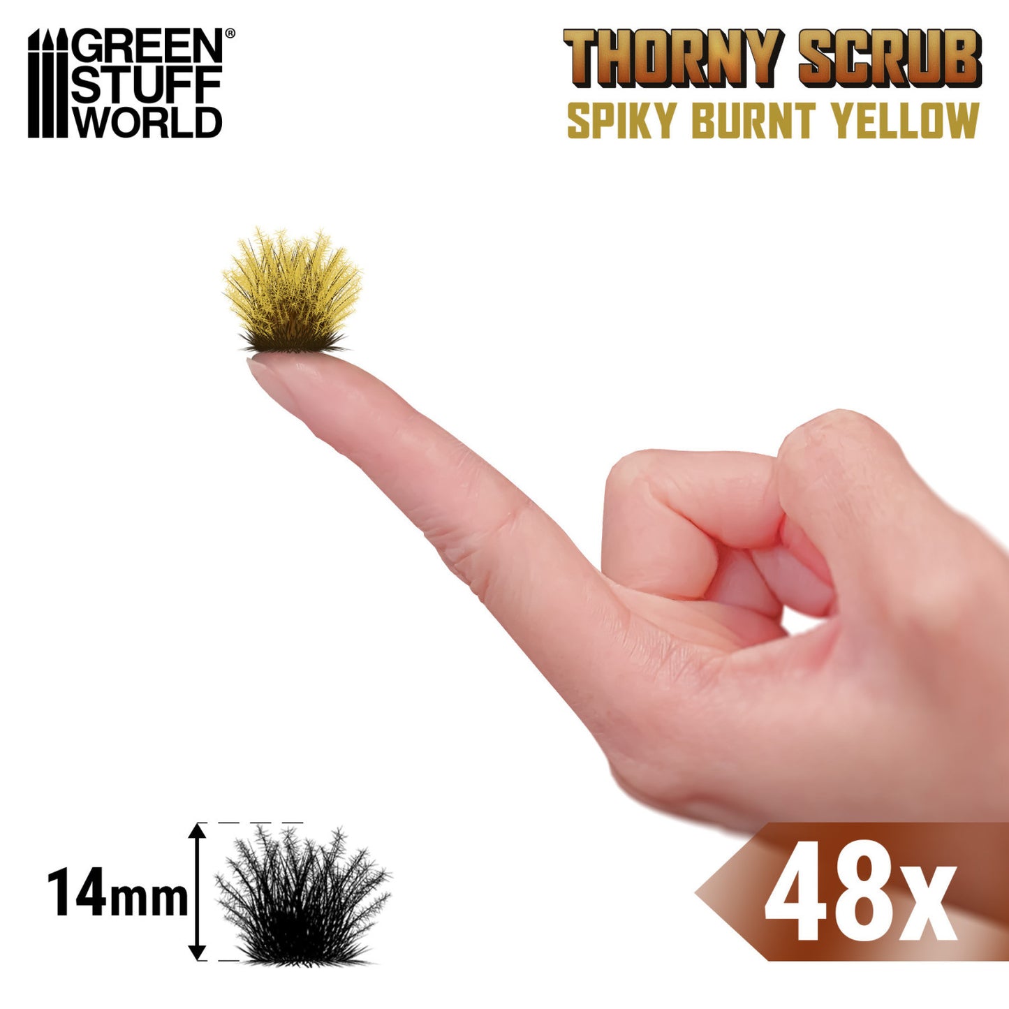 Burnt Yellow - Thorny Scrubs - Green Stuff World